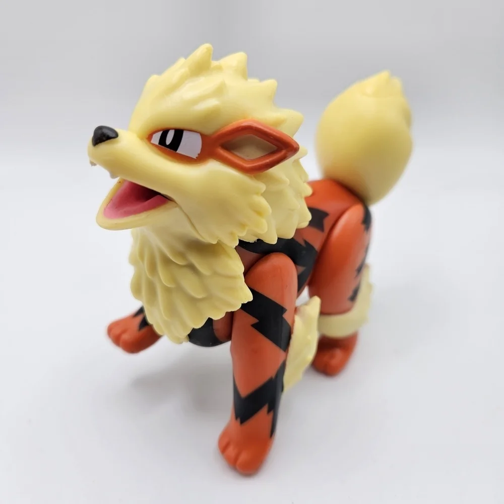 Pokemon Arcanine Battle Feature 4” Figure Wicked Cool Toys Figure Only 2021